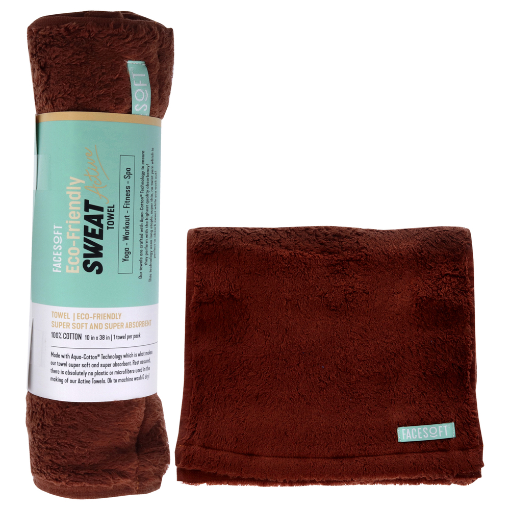 Eco Sweat Active Towel - Cinnamon by Facesoft for Unisex - 1 Pc Towel